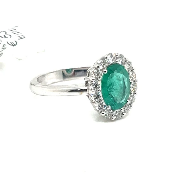 Anello Royal Kate con Smeraldo e Diamanti - immagine 4