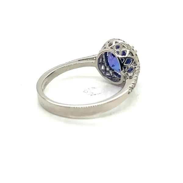 Anello con Tanzanite e Diamanti - immagine 2