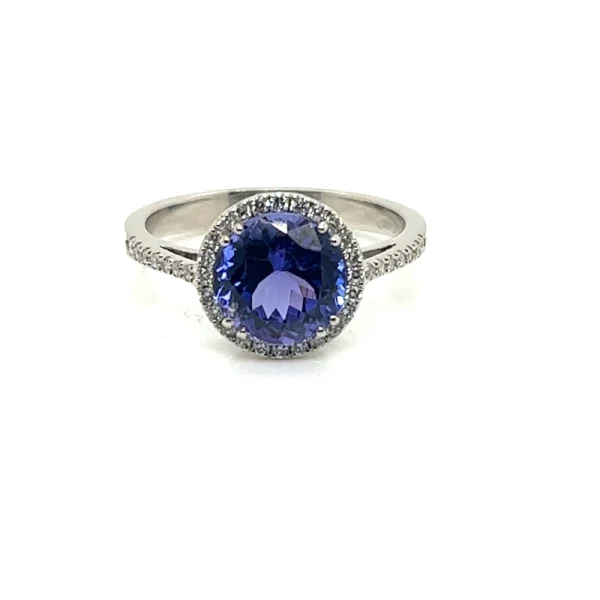 Anello con Tanzanite e Diamanti - immagine 6
