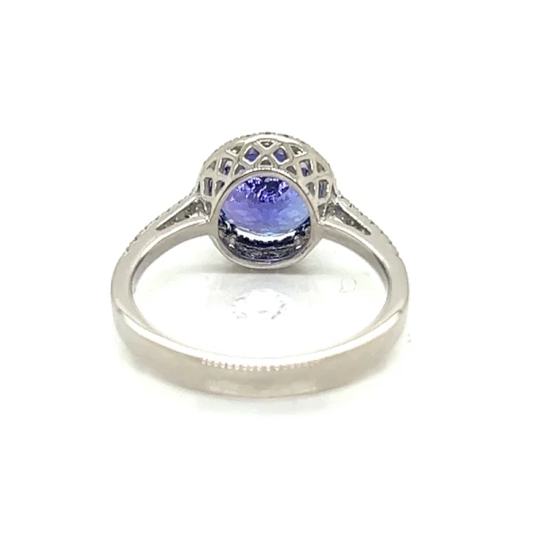 Anello con Tanzanite e Diamanti - immagine 3