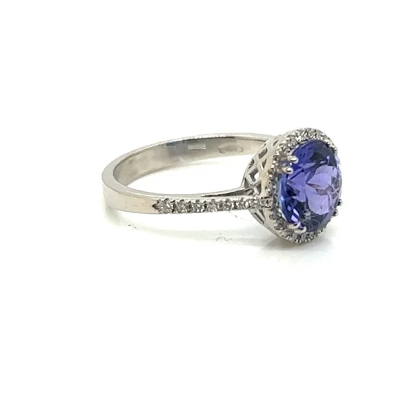 Anello con Tanzanite e Diamanti - immagine 5