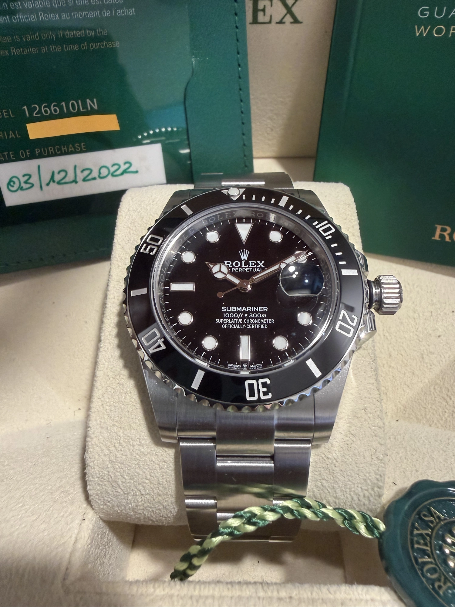ROLEX SUBMARINER 126610LN ANNO 2022 ITALIANO - immagine 3